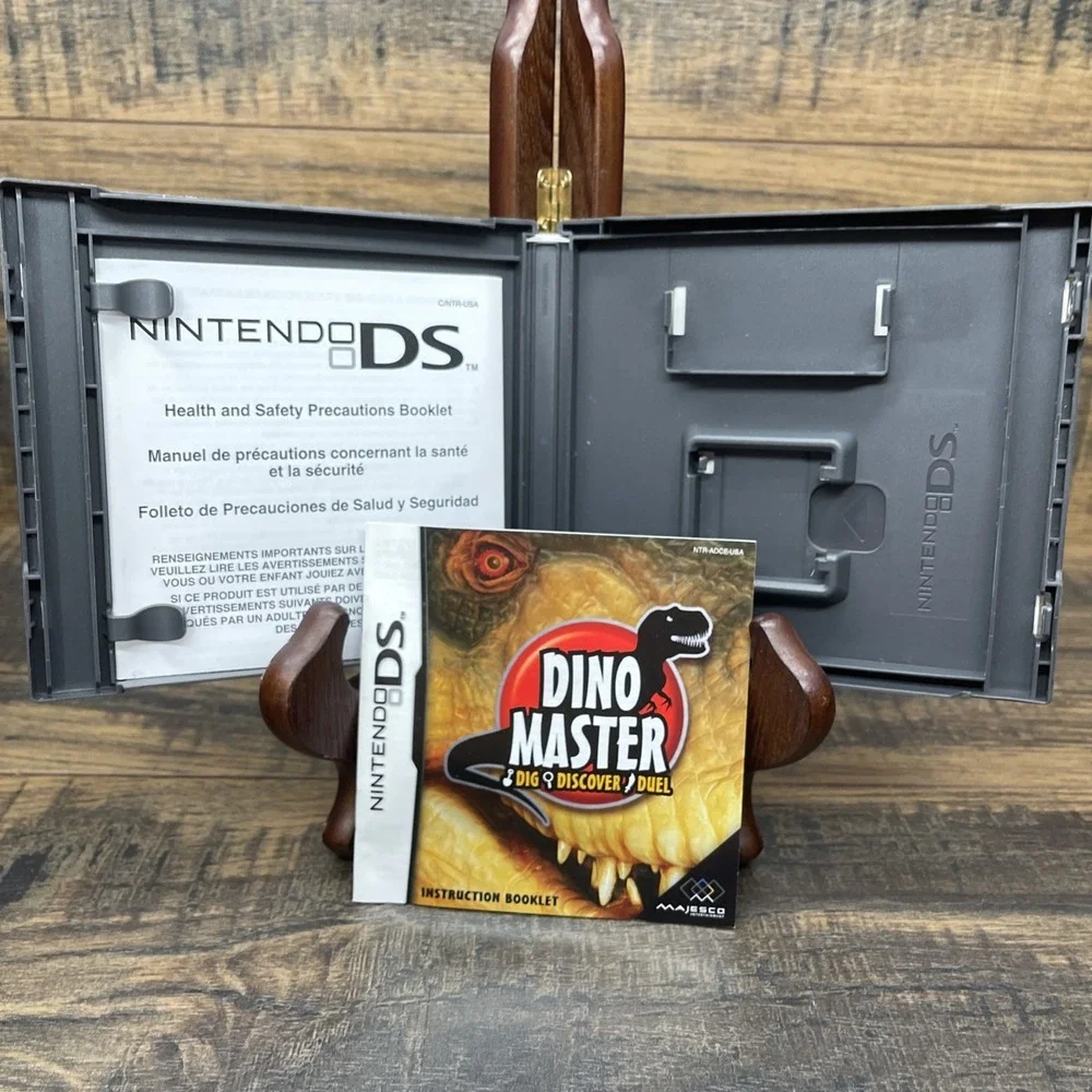 Dino‎ Master: Dig, Discover, Duel (Nintendo DS) CASE ONLY - NO GAME - Authentic